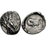 CRETE, Gortyna. Circa 330-270 BC. AR Stater (23mm, 11.98 g, 11h). Europa seated half-right in