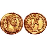 Julian II. AD 360-363. AV Solidus (19.5mm, 4.33 g, 12h). Ravenna mint. FL CL IVLIA NVS P P AVG,