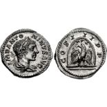 Elagabalus. AD 218-222. AR Denarius (19.5mm, 3.61 g, 12h). Antioch mint. Struck AD 219-220. IMP ANTO