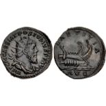 Postumus. Romano-Gallic Emperor, AD 260-269. Æ Double Sestertius (32mm, 15.86 g, 6h). Treveri (