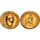 Vitellius. AD 69. AV Aureus (20mm, 7.12 g, 6h). Rome mint. Struck circa late April–20 December. A