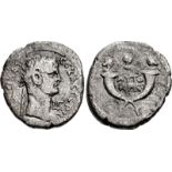 EGYPT, Alexandria. Claudius, with Britannicus, Antonia, and Octavia. AD 41-54. BI Didrachm (20mm,