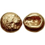 IONIA, Uncertain. Circa 650-600 BC. EL Trite – Third Stater (12mm, 4.58 g). Lydo-Milesian