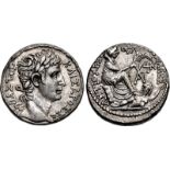 Augustus. 27 BC-AD 14. AR Tetradrachm (26mm, 14.95 g, 12h). Antioch mint. Dated year 36 of the