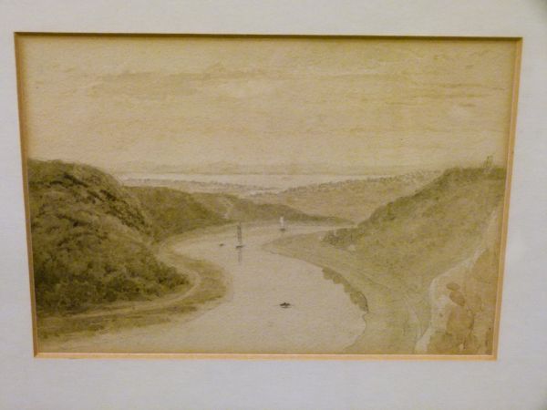 Maurice Chesterton - Watercolour - A mountainous landscape, signed, 8cm x 13cm, together with an - Image 4 of 4