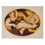 Beryl Cook - Signed limited edition print - Sultry Afternoon, No.360/850, signed and numbered in