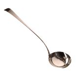 George III silver Old English pattern punch ladle, makers Peter & Anne Bateman, London 1797, 4.7oz