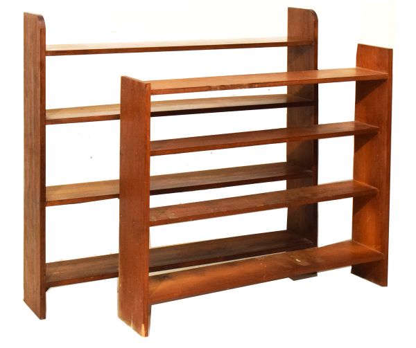 Two open bookcases Condition: