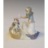 Lladro figure group - Take Your Medicine Condition: