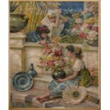 Late 19th Century coloured print - Flowers Of The East, after W.S. Coleman, 60cm x 47cm, framed