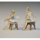 Pair of Lladro figures - Recital and Opening Night Condition: