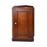 Victorian mahogany standing corner cupboard Condition: