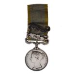 Medals - Crimea Medal with Inkermann and Alma bars awarded to Serjeant Bernard Gallagher,23rd