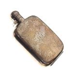 Victorian silver hip flask, Sheffield 1898, 2.8oz approx Condition: