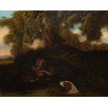 Manner of George Armfield - Pair of 19th Century oils on canvas - Terriers And Hunting Dogs,