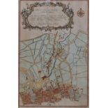 Antique hand coloured engraved map - A New And Accurate Survey Of The Parishes Of St Andrews