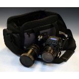 Cameras - Bronica camera with 80mm and 50mm lenses, together with a 2x converter and bag Condition: