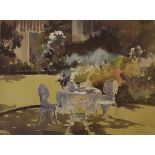 John Yardley - Signed limited edition print - Sunshine In The Garden, limited to 850 copies,