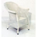 Lloyd Loom tub shaped bedroom chair Condition: