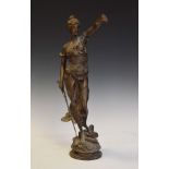 Reproduction bronze figure - Justice Condition: