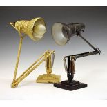 Two vintage anglepoise lamps Condition: