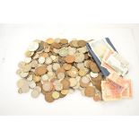 Coins - Collection of G.B. and world coinage and bank notes Condition:
