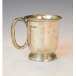 Edward VIII silver christening mug, Sheffield 1936, 3.8oz approx Condition: