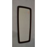 1960's period teak framed oblong wall mirror Condition: