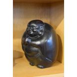 Ceramic figure of a Buddha, 22cm high Condition: