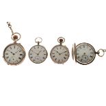 J.C. Thomas, Ilfracombe - Silver key wind hunter pocket watch, the dial numbered 31558, with Roman