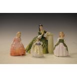 Four Royal Doulton figures - Secret Thoughts HN.2382, Rose HN.1368, Fair Lady HN.3216 and Penny HN.