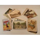 Small quantity of various postcards Condition: