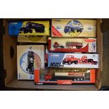 Quantity of Corgi Classics die-cast commercial vehicles and Matchbox Superking truck, boxed