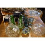 Quantity of decorative glass ware Condition: