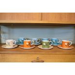 Wedgwood Susie Cooper design Harlequin part coffee set Condition: