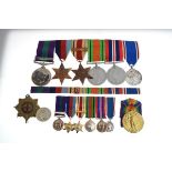 Medals - World War II/mid 20th Century group of six including George VI General Service Medal with