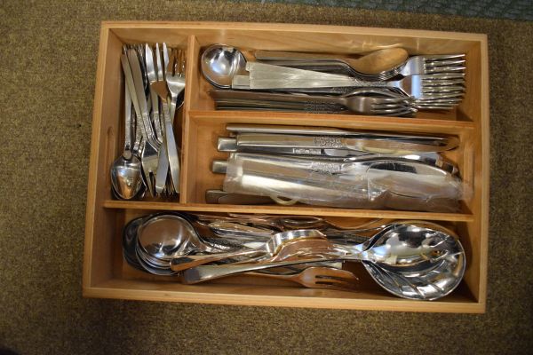 Modern Design - Quantity of Viners 1960's period stainless steel cutlery, various patterns and a