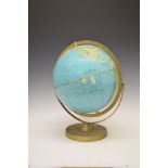Philips 12" 'True-To-Life' globe on gilt metal stand Condition: