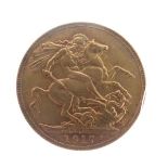 Gold Coin - George V sovereign, 1917 Condition: