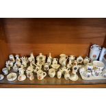 Large quantity of various crested china Condition: