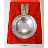 Elizabeth II limited edition silver porringer commemorating the 300th Anniversary of St Pauls