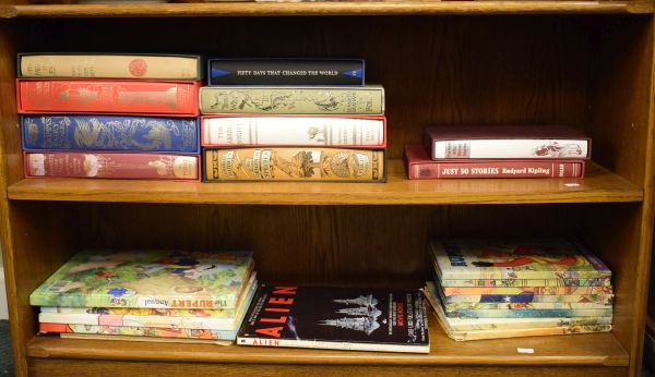 Collection of Folio Society publications, mainly illustrated children's books, together with a small