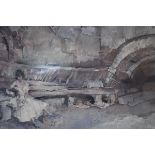 After Sir William Russell Flint - Pair of limited edition signed coloured prints - Variations On A
