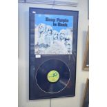 Deep Purple - In Rock, framed display comprising: the album (Harvest SHVL 777) and cover Condition: