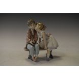 Lladro figure group - Ten And Growing Condition:
