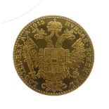Gold Coin - One Ducat, 1915 Condition: