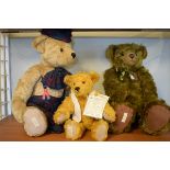 Three Deans limited edition collectors teddy bears Condition: