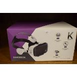 Pair of Keplar Immersion virtual reality goggles Condition: