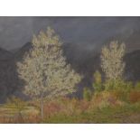 Charles Kelsey (Bristol Savages) - Pastel - A Storm In The Mountains From The Valley Of The Val,