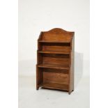 20th Century oak waterfall bookcase Condition: